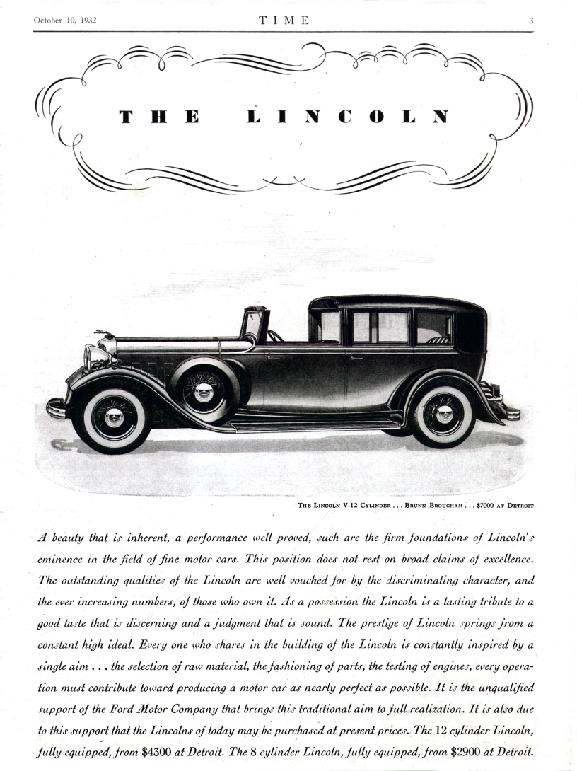 1932 Lincoln 15